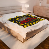 Joey's Popcorn Blanket Velveteen Plush Blanket