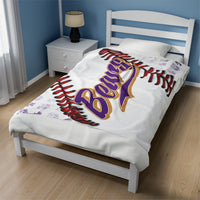 Bears Baseball Velveteen Plush Blanket