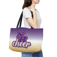 NR Cheer Gold & Purple Weekender Tote Bag