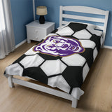 Royalton Soccer Velveteen Plush Blanket