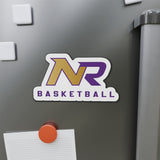 NR Basketball Kiss-Cut Car Magnets - Water Resistant