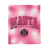 Manta Soccer Velveteen Plush Blanket