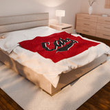 Cats Basketball Velveteen Plush Blanket