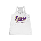 Bears Baseball Women's Flowy Racerback Tank