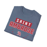 St. Ambrose Volleyball Unisex Tri-Blend Crew Tee