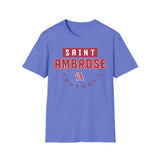 St. Ambrose Football Unisex Tri-Blend Crew Tee