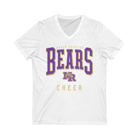 Bears *Cheer* V-neck Unisex Jersey Short Sleeve