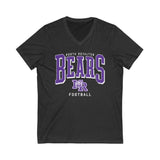 Bears Football V-neck Unisex Jersey Short Sleeve