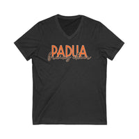 Padua Cheer Unisex Jersey Short Sleeve V-Neck Tee