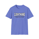Lightning Fastpitch Unisex Tri-Blend Crew Tee