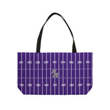 Purple Bears Football Weekender Tote Bag