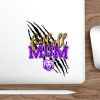 Football Mom CAR DECAL Water Resistant Die-Cut Sticker