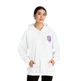 Volleyball Mom Era Purple Unisex Heavy Blend™ Hooded Sweatshirt