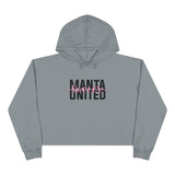 Manta United Soccer Crop Hoodie