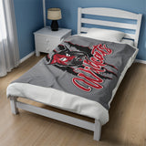 Wildcats Velveteen Plush Blanket