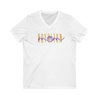 Royalton Bball Mom Jersey Short Sleeve V-Neck Tee