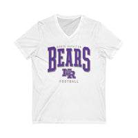 Bears Football V-neck Unisex Jersey Short Sleeve