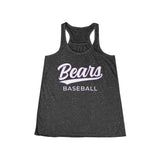 Bears Baseball Women's Flowy Racerback Tank