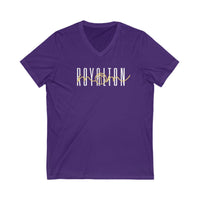 Royalton Bball Mom Jersey Short Sleeve V-Neck Tee