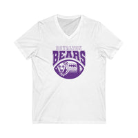 Bears Football V-neck Unisex Jersey Short Sleeve