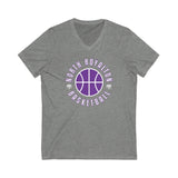 Royalton Round Basketball Unisex Short Sleeve V-Neck Tee