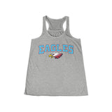 Eagles Baseball Women's Flowy Racerback Tank