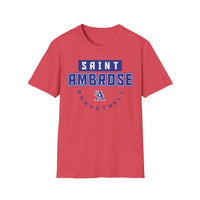 St. Ambrose Basketball Unisex Tri-Blend Crew Tee