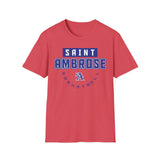 St. Ambrose Basketball Unisex Tri-Blend Crew Tee