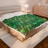 Caliber Repeat Velveteen Plush Blanket