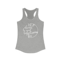 Biggest Fan Baseball/Fastpitch Women's Ideal Racerback Tank