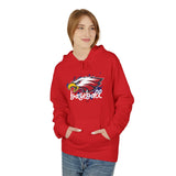 Eagles Splash Baseball Unisex Midweight Softstyle Fleece Hoodie