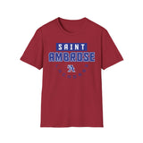 St. Ambrose Lacrosse Unisex Tri-Blend Crew Tee