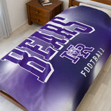 XL Bears Football Velveteen Plush Blanket