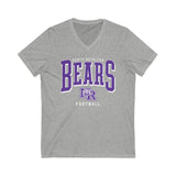 Bears Football V-neck Unisex Jersey Short Sleeve