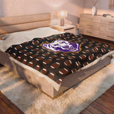 Bears Football Velveteen Plush Blanket