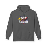 Eagles Splash Baseball Unisex Midweight Softstyle Fleece Hoodie