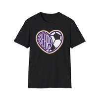 Bears Soccer Heart Unisex Softstyle T-Shirt