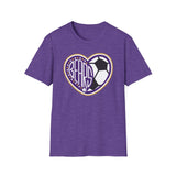 Bears Soccer Heart Unisex Softstyle T-Shirt