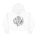 Highland Basketball Biggest Fan Crop Hoodie