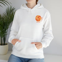Volleyball Mom Era Orange Unisex Heavy Blend™ Hooded Sweatshirt