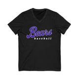 Bears Baseball V-neck Unisex Jersey Short Sleeve