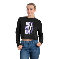 Women's Cropped Bears Basketball Sweatshirt