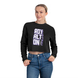 Women's Cropped Bears Basketball Sweatshirt