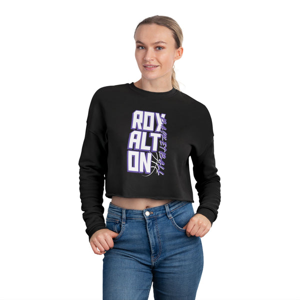 Women's Cropped Bears Basketball Sweatshirt