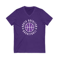 Royalton Round Basketball Unisex Short Sleeve V-Neck Tee