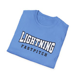 Lightning Fastpitch Unisex Tri-Blend Crew Tee