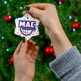 MAC Basketball Ceramic Ornament