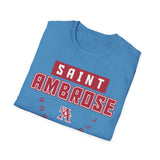 St. Ambrose Basketball Unisex Tri-Blend Crew Tee