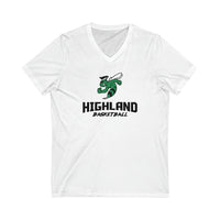 V-neck Highland Basketball Unisex Jersey Short Sleeve