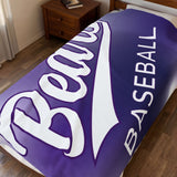 Bears Baseball Velveteen Plush Blanket